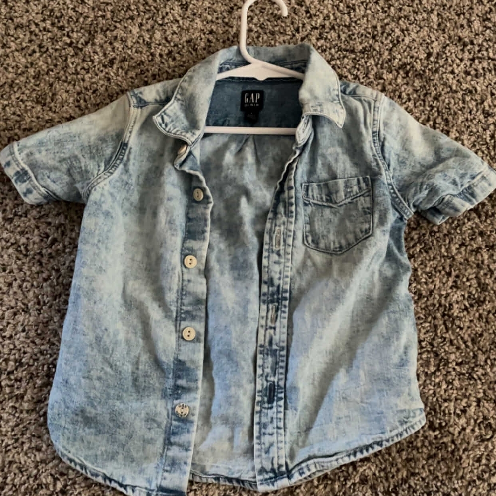Toddler Boy GAP Denim Shirt